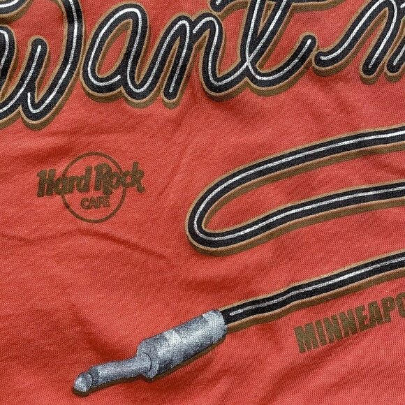 Hard Rock Cafe Minneapolis I Want You To Want Me Short Sleeve T Junior Women L - Picture 7 of 9